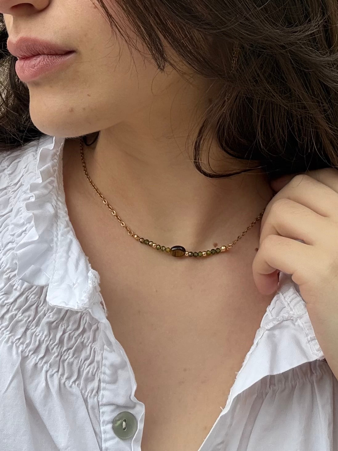 Collar Terre - Ojo de Tigre