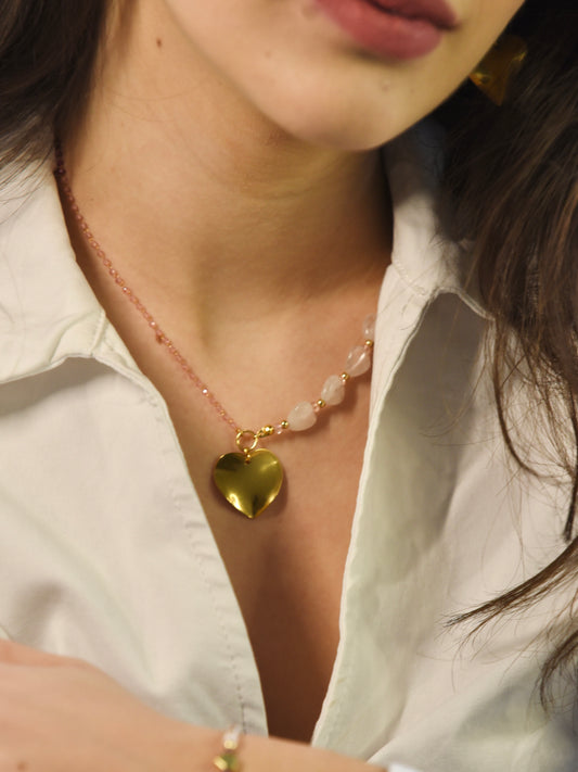 Collar Empoderada - Cuarzo Blanco