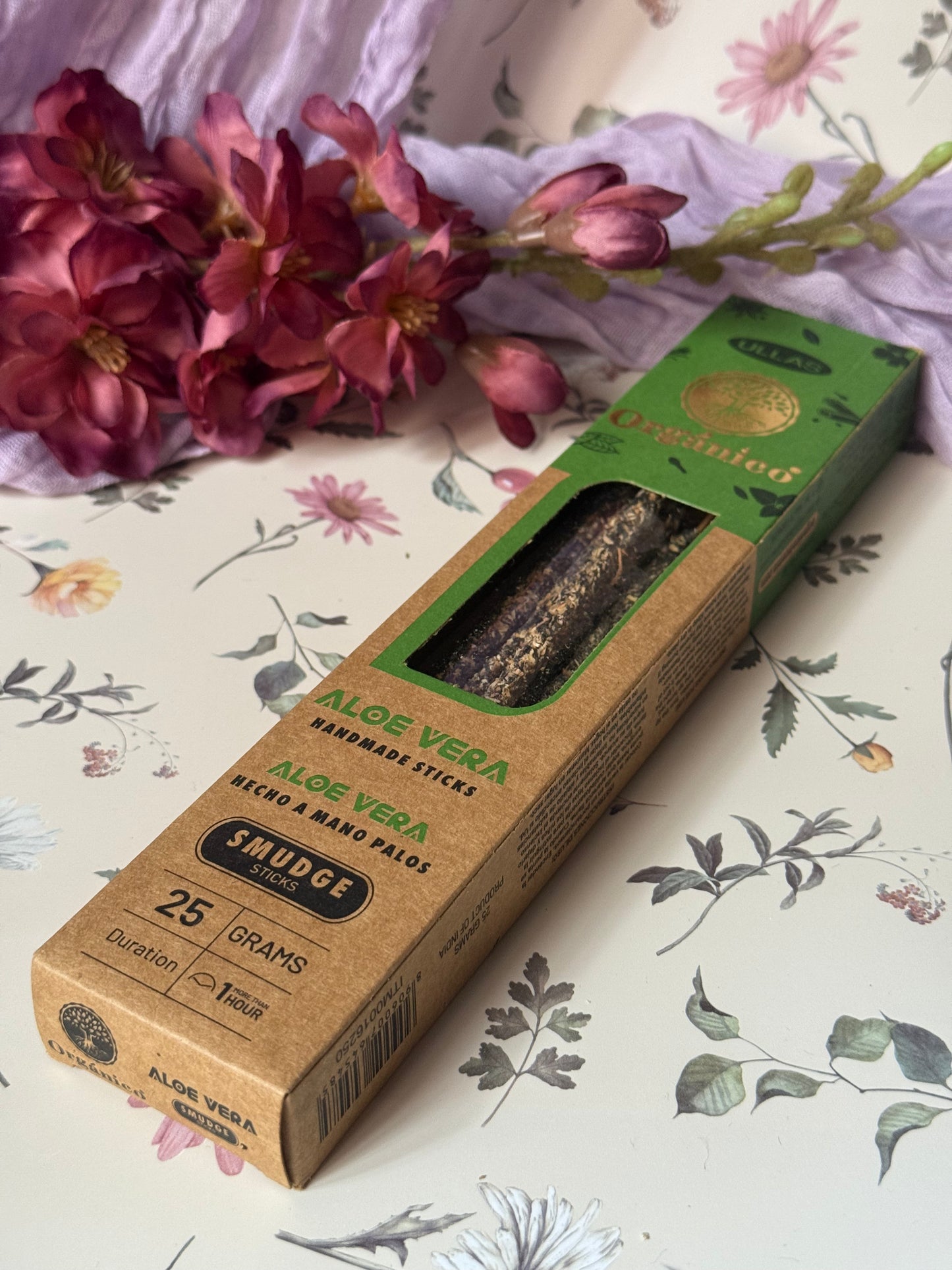 Incienso Orgánico Aloe Vera - ULLAS