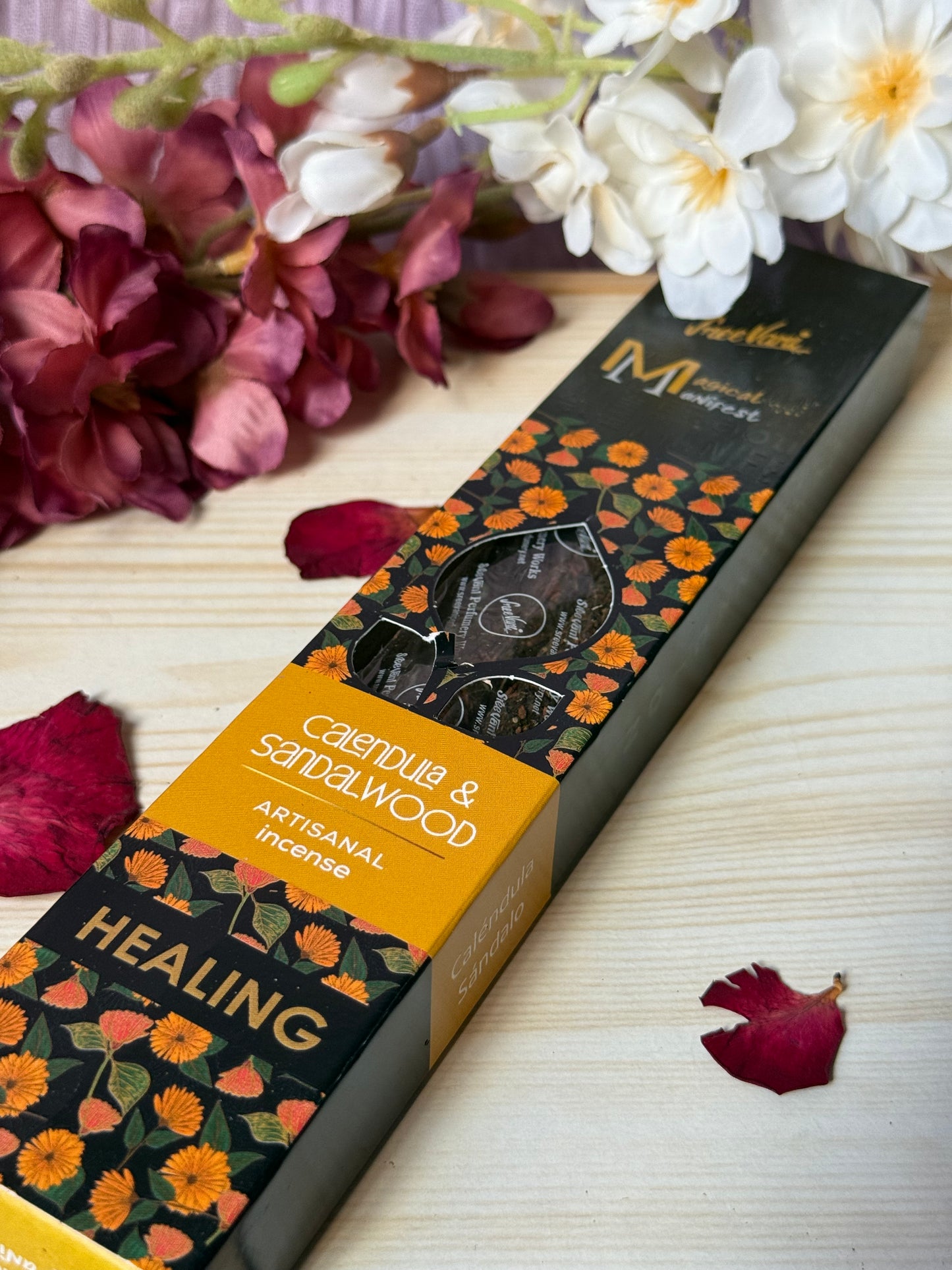 Incienso Caléndula & Sándalo Curación – Manifest SREE VANI