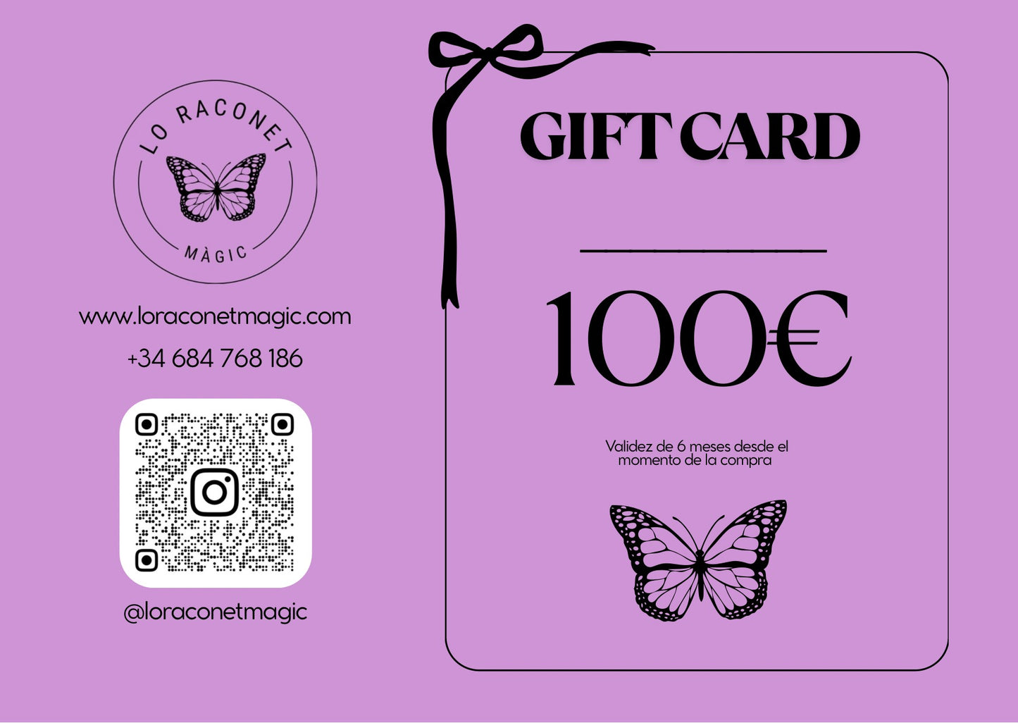 GIFT CARD 100€ - Tarjeta Regalo