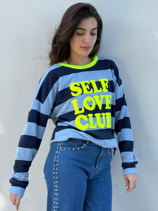 Sudadera Amor Propio💗 - Azul