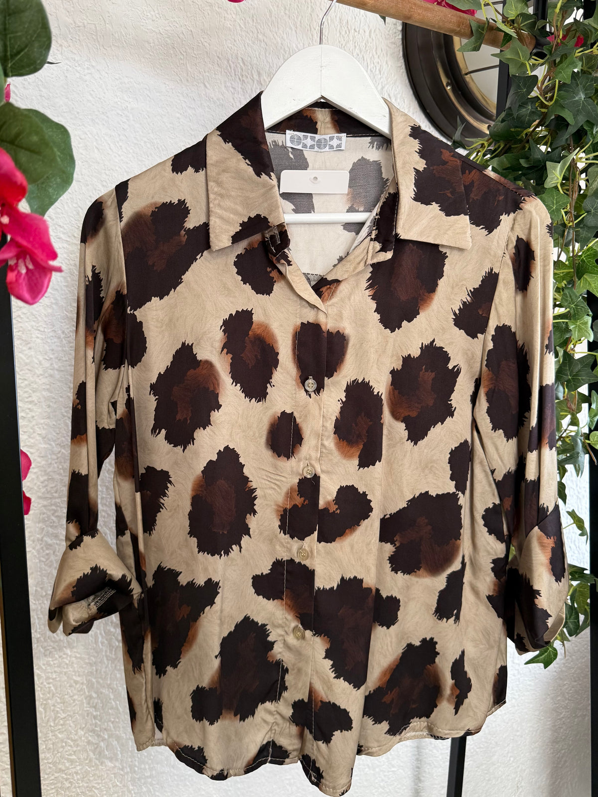 Camisa Cheetah 🐆- Talla hasta 44