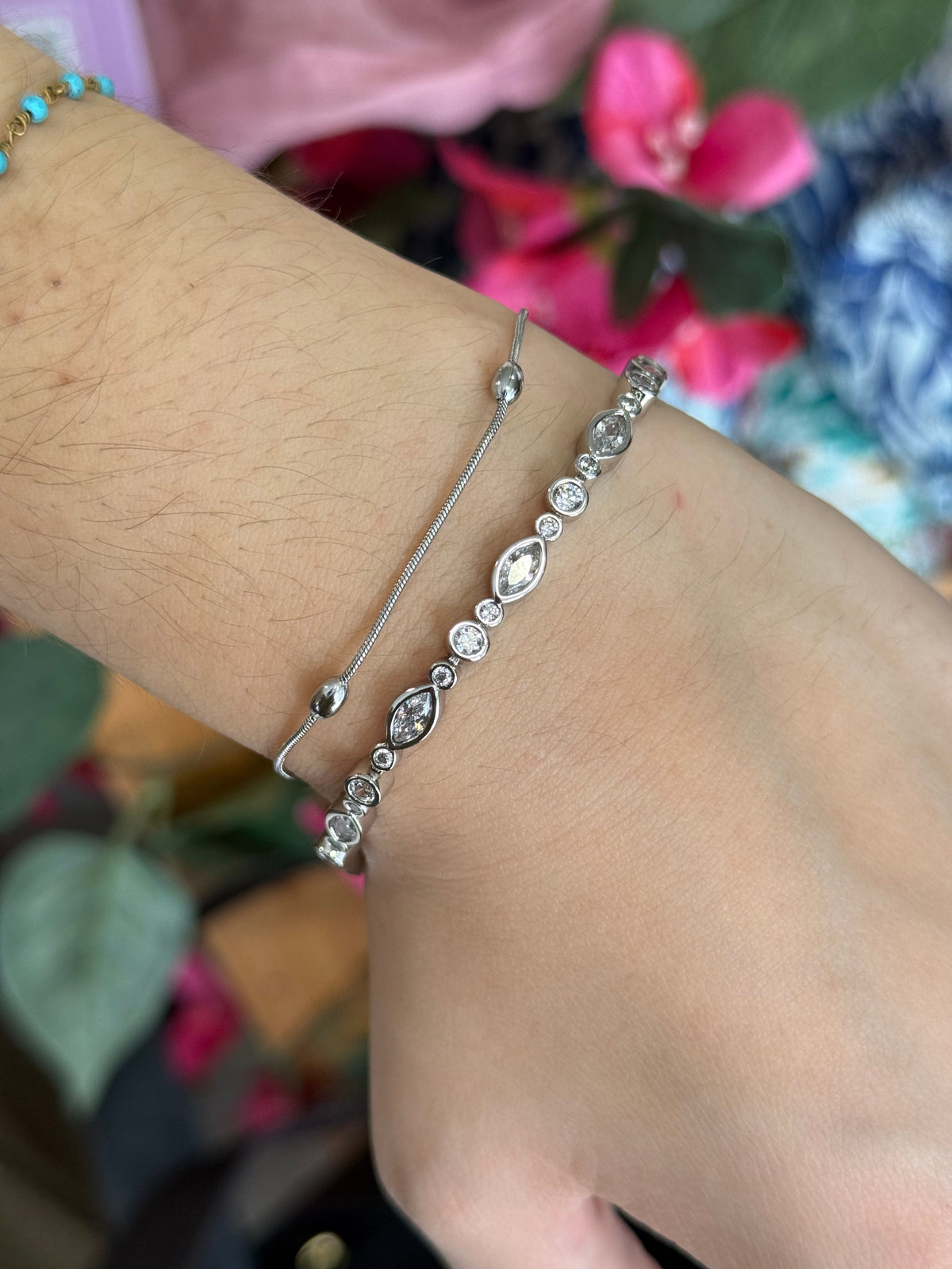 Pulsera Fina 🌸 - Acero inoxidable