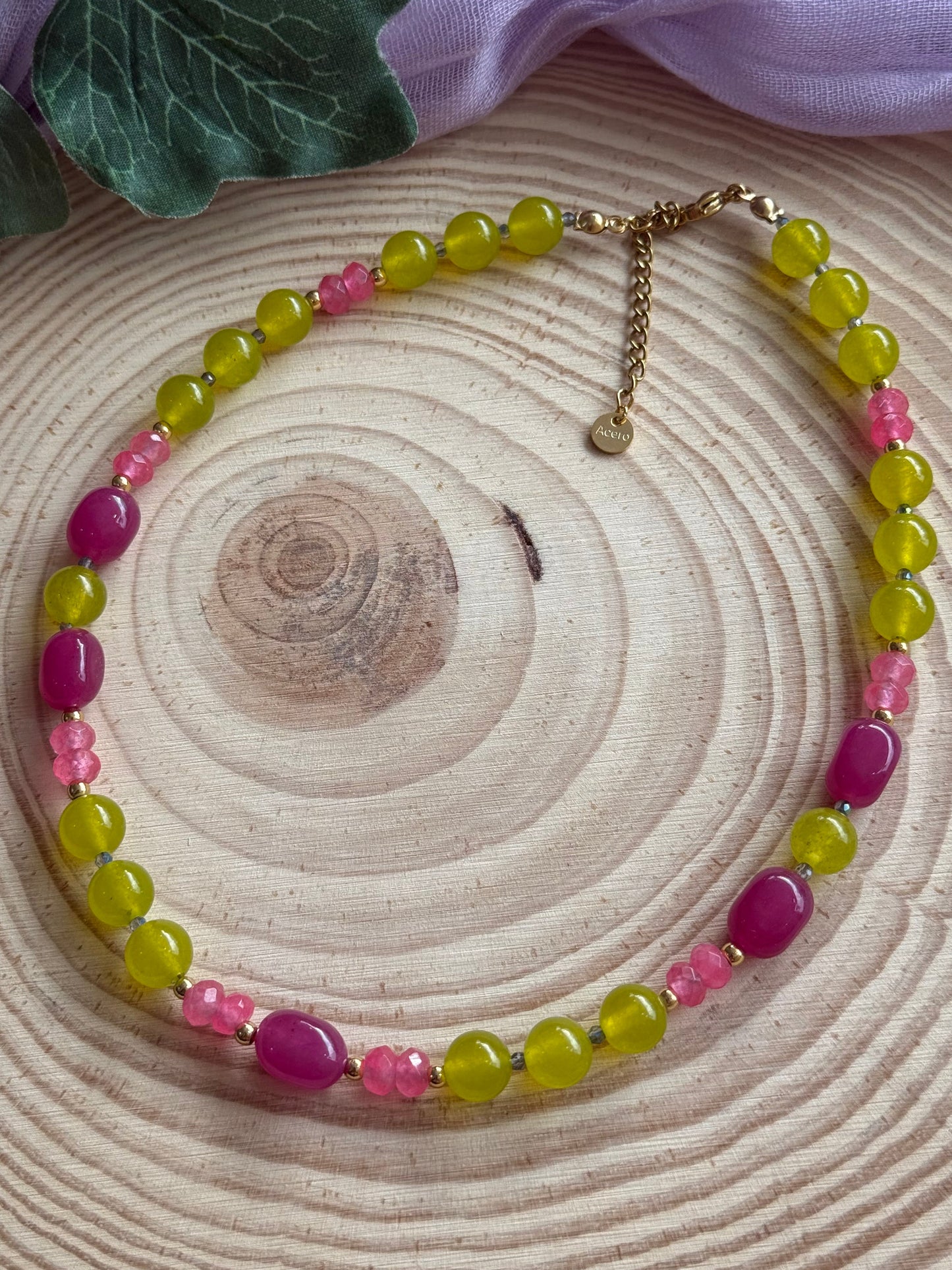 Collar Chloris 🩷 - Ágata y Jade