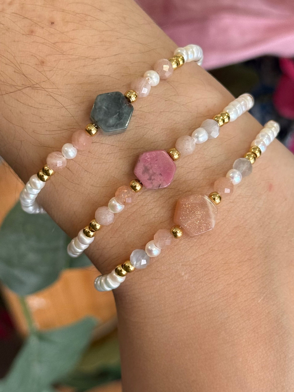 Pulsera Mònica ✨ - Piedra del Sol
