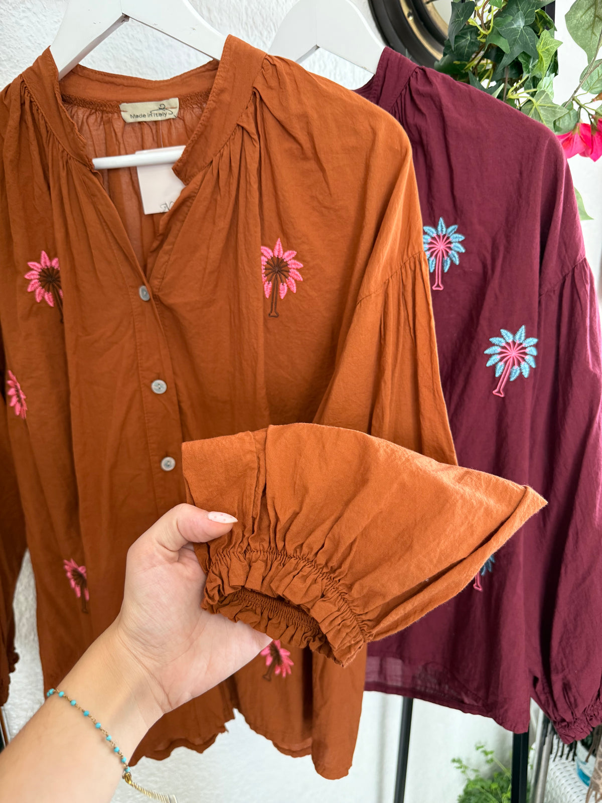 Camisa Palm 🌴- Talla hasta 48