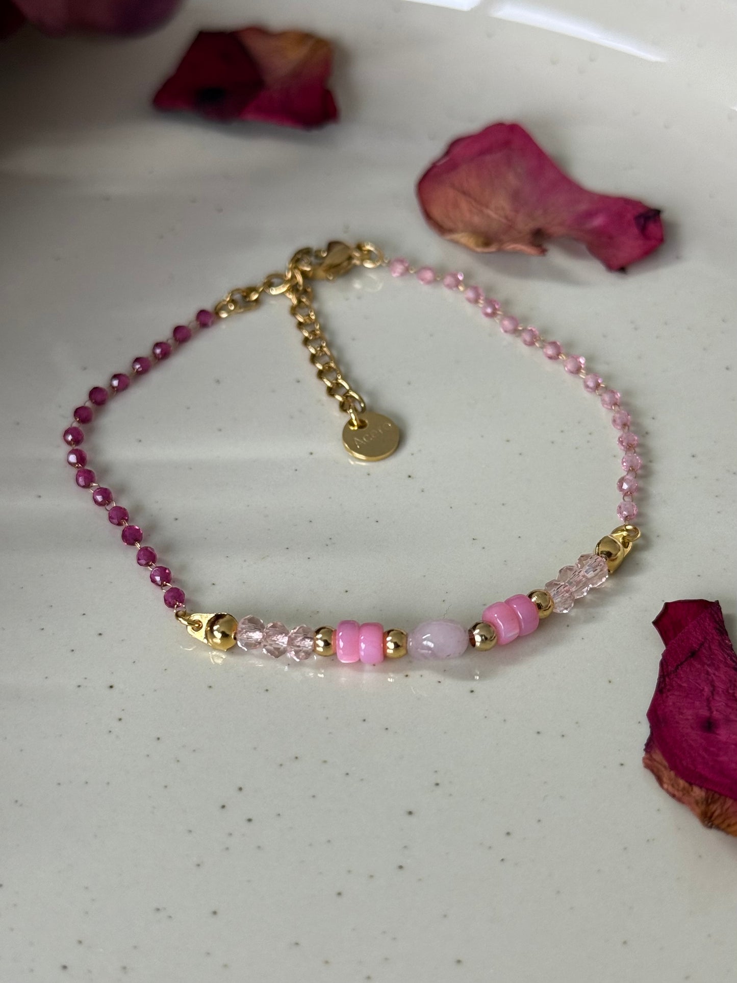 Pulsera Estimada - Cuarzo Rosa