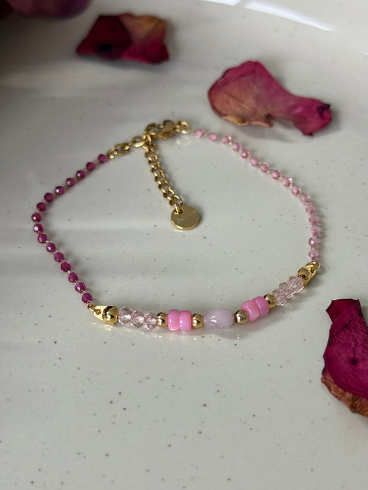 Pulsera Estimada - Cuarzo Rosa