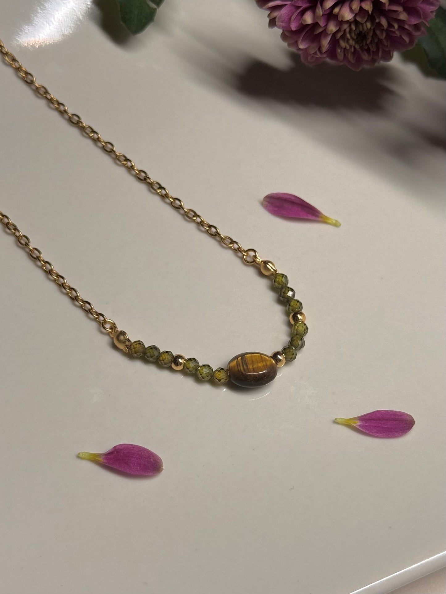 Collar Terre - Ojo de Tigre