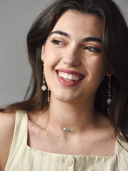 Collar Mireia - Amazonita