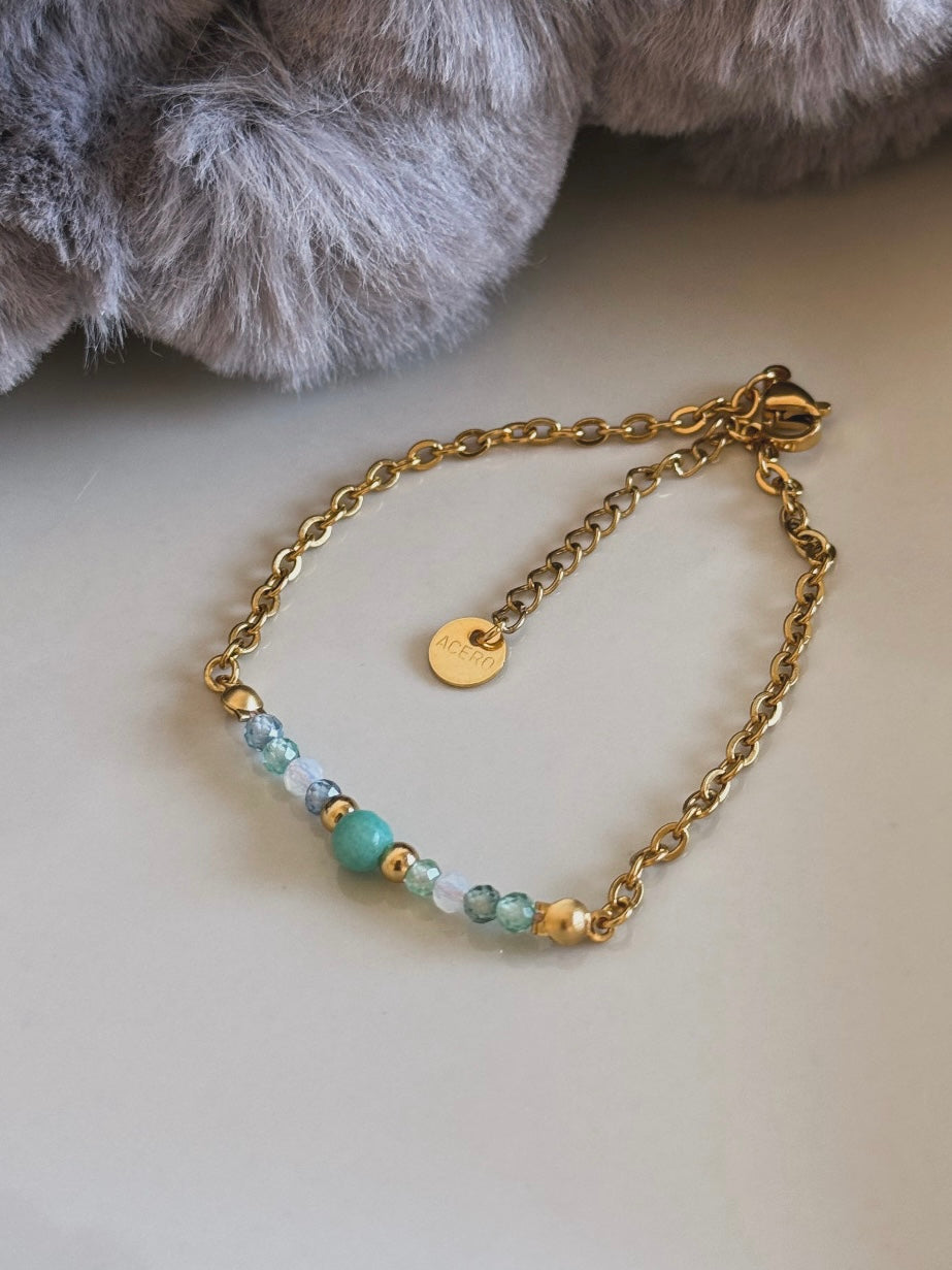 Pulsera Mireia con Amazonita