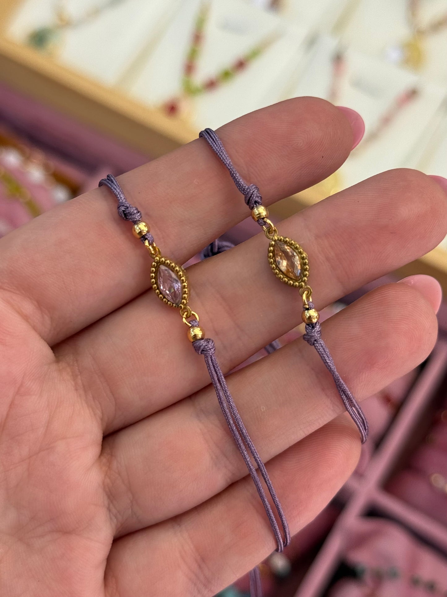 Pulsera Aura - Cuarzo Rosa