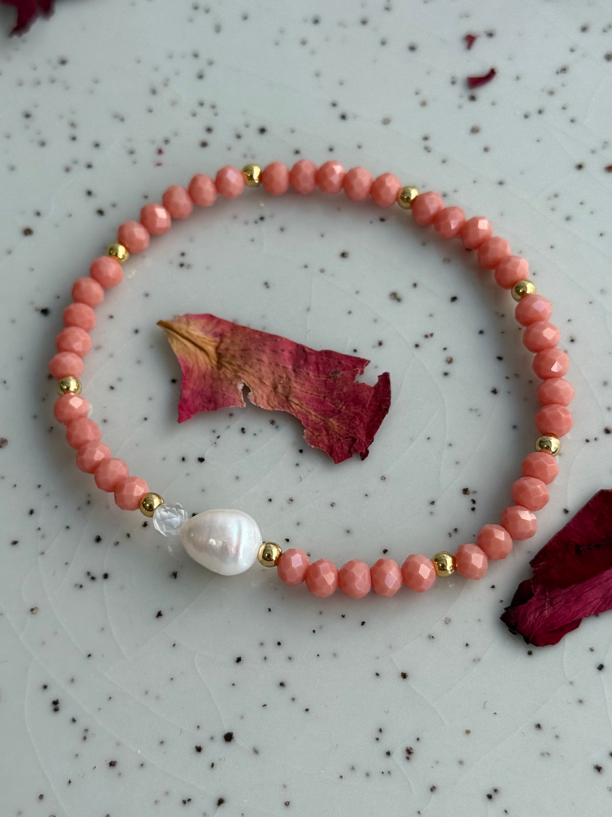 Pulsera Quartz Pearl 🐚 - Cuarzo Blanco & Perla Natural