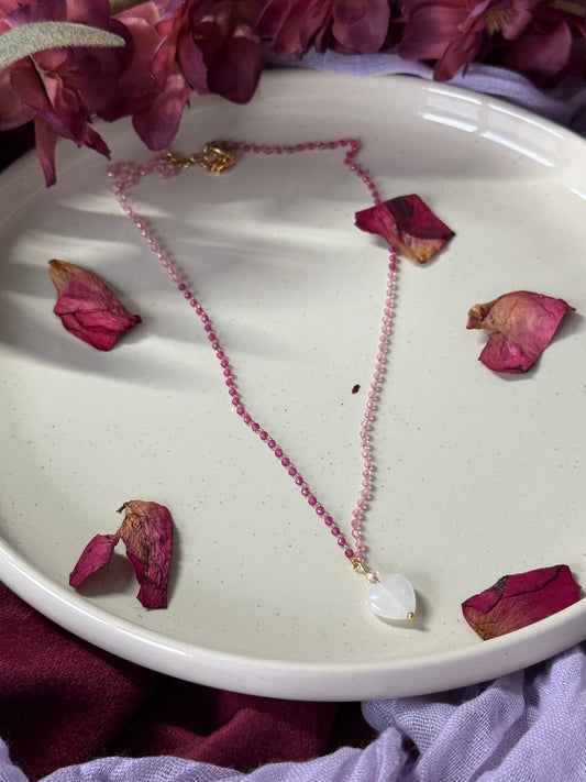 Collar Estimada - Cuarzo Rosa