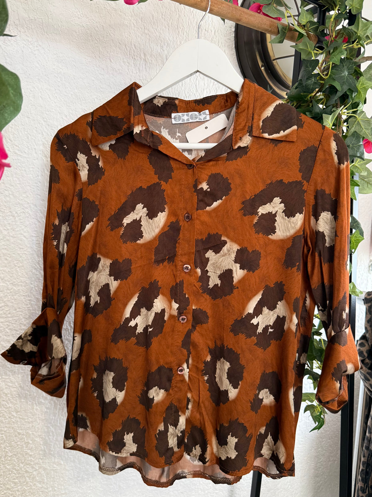 Camisa Cheetah 🐆- Talla hasta 44