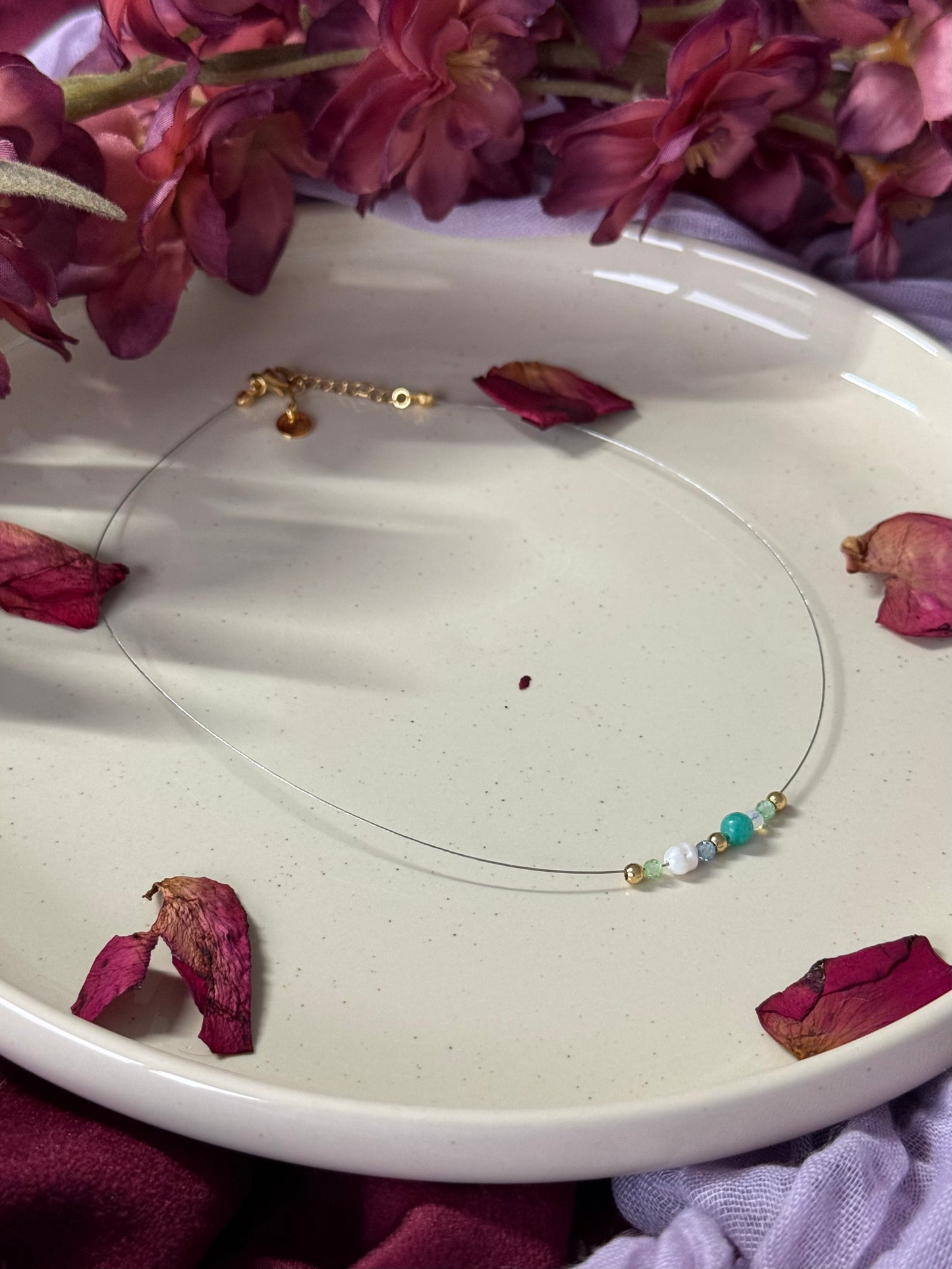 Collar Mireia - Amazonita