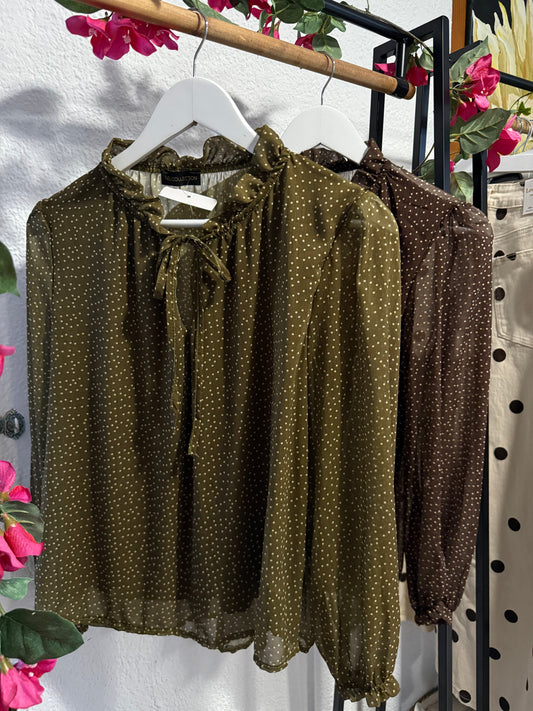 Blusa Topos 🦋 - Talla 36-42