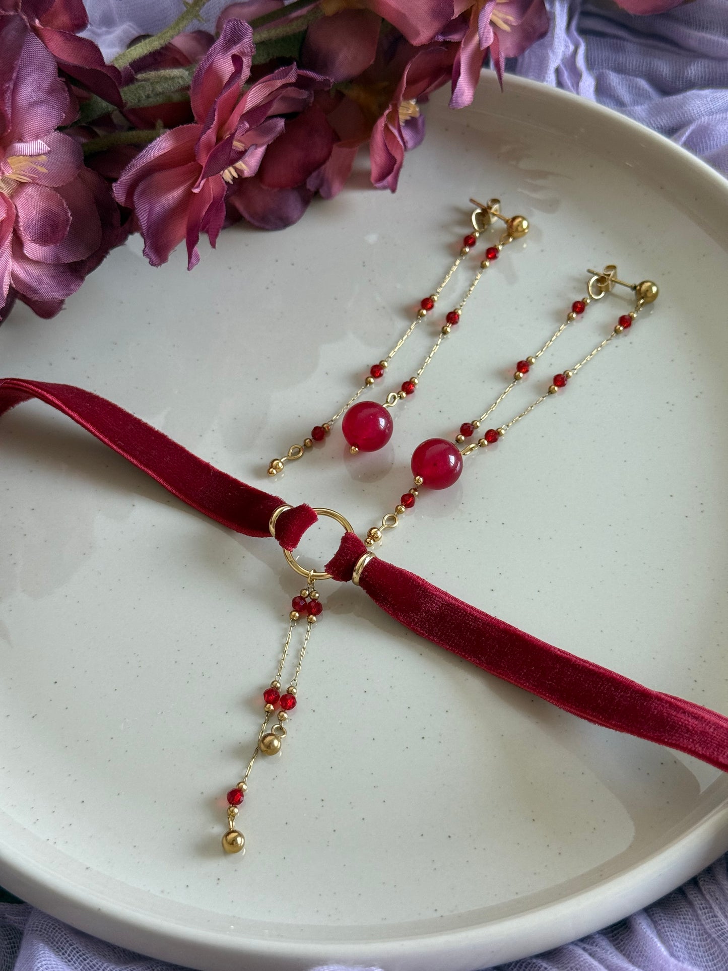 Pendientes de Orión Rojo - Cinturó d'Orió