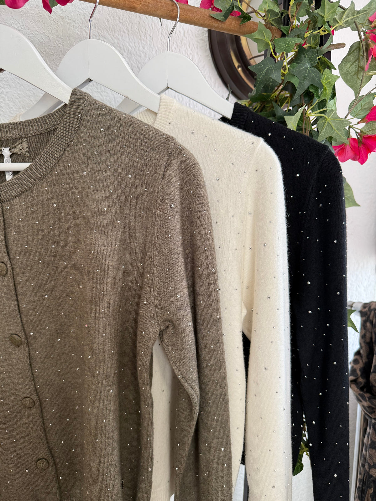 Cardigan Joline 💕 punto &strass - Talla hasta 40