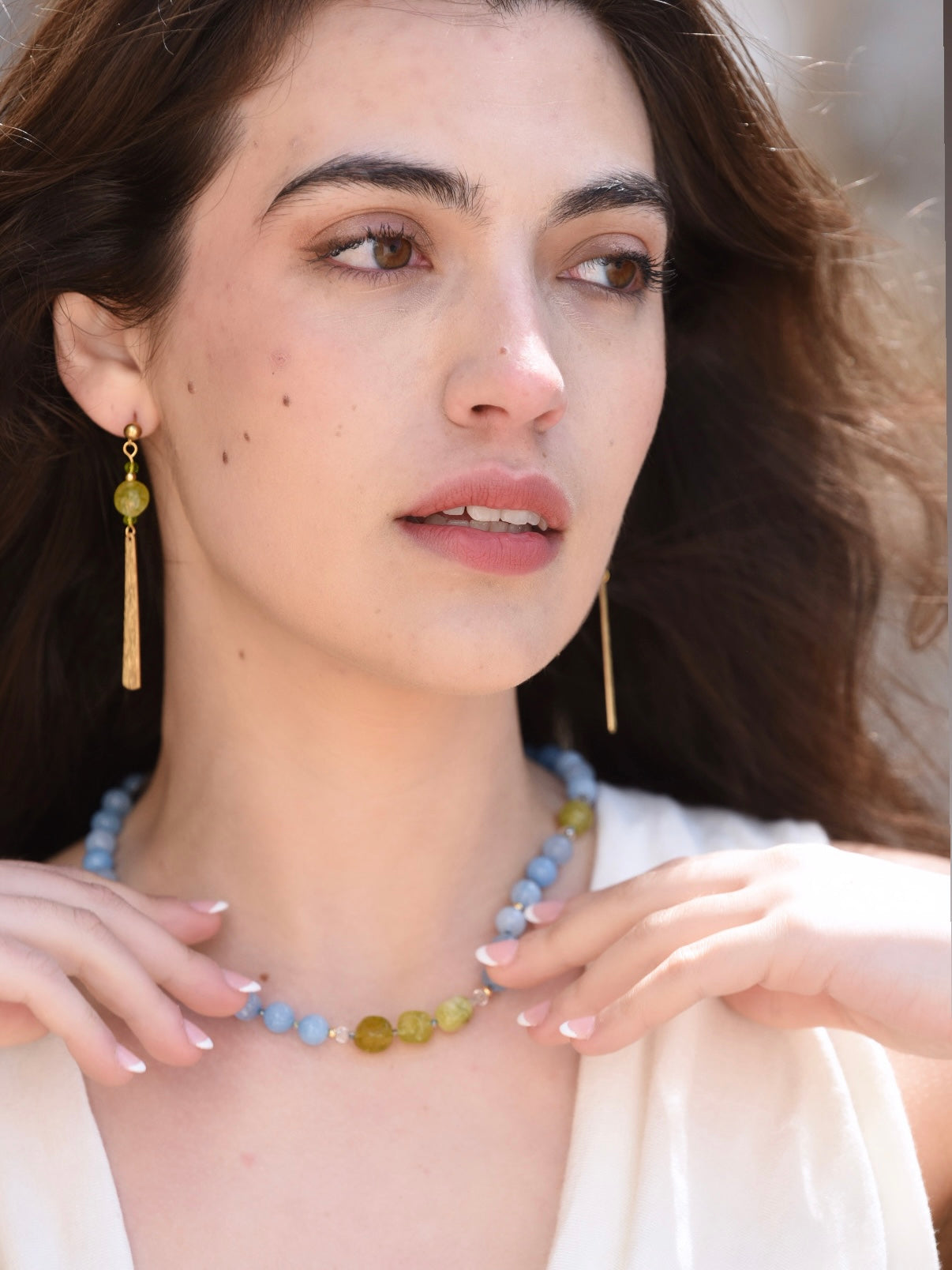 Pendientes Sybil con Ágata