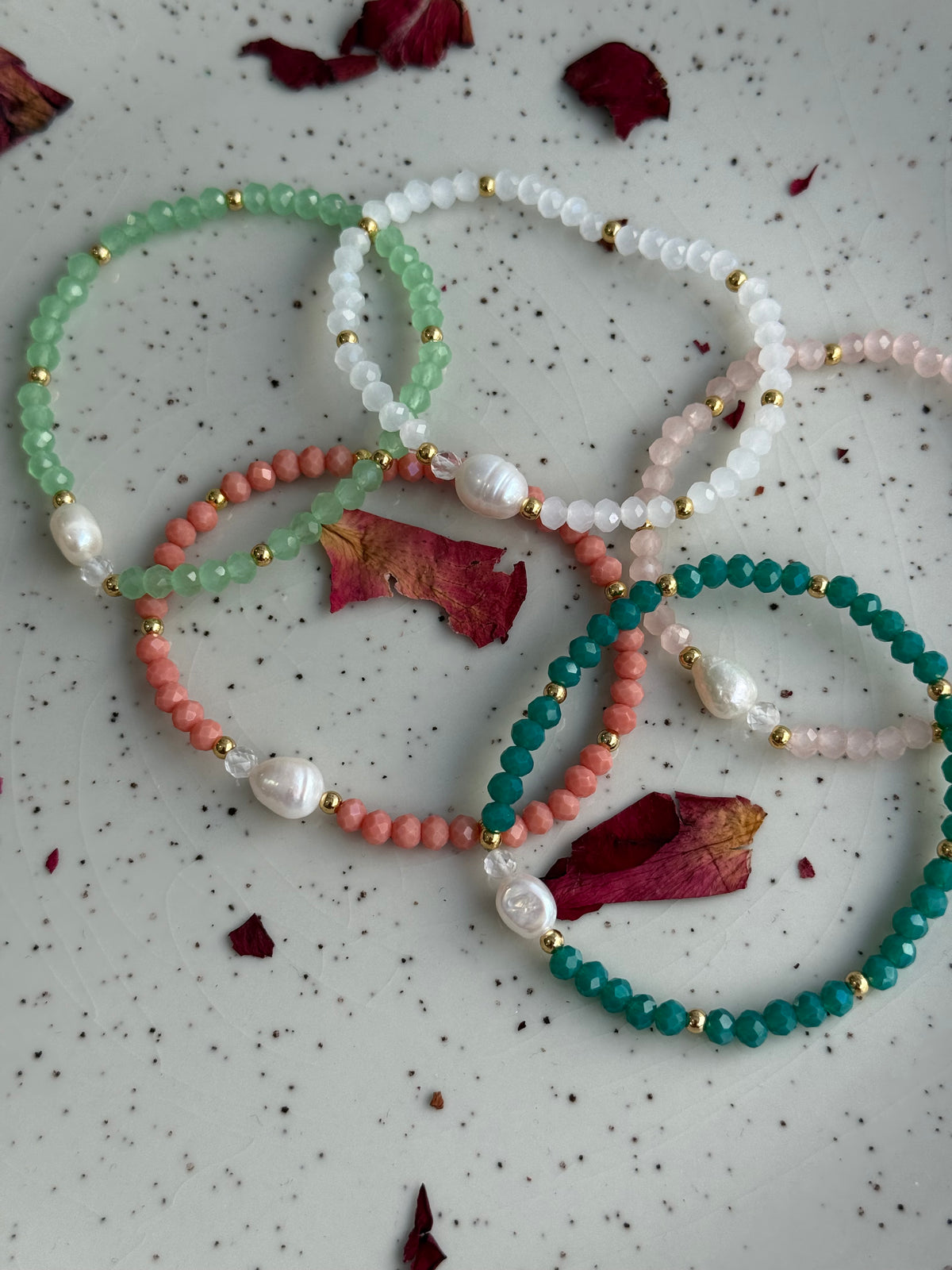 Pulsera Quartz Pearl 🐚 - Cuarzo Blanco & Perla Natural