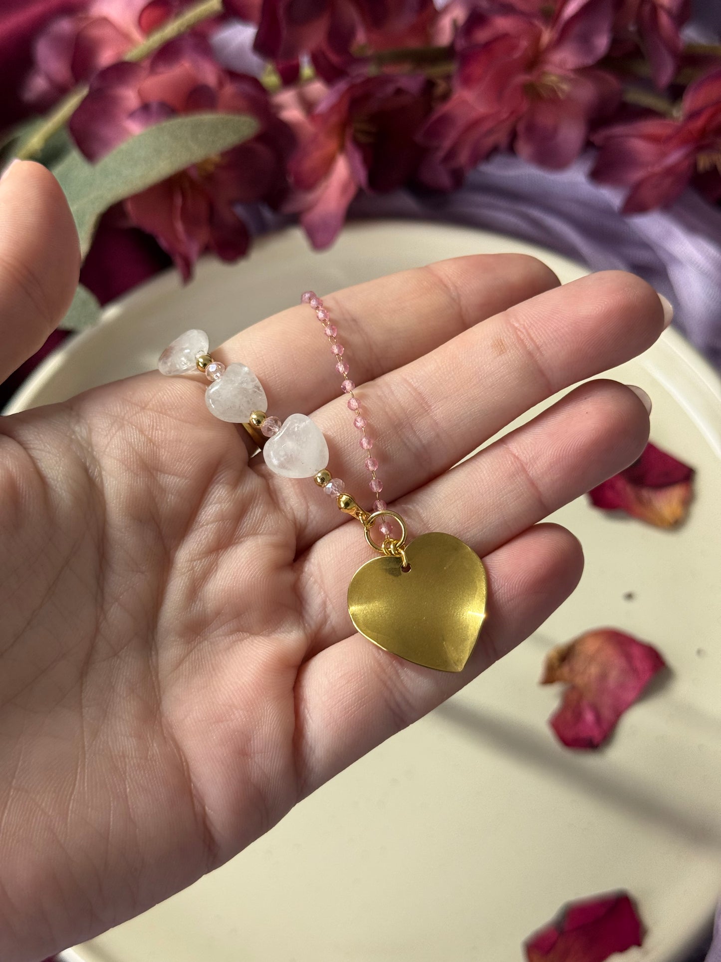 Collar Empoderada - Cuarzo Blanco