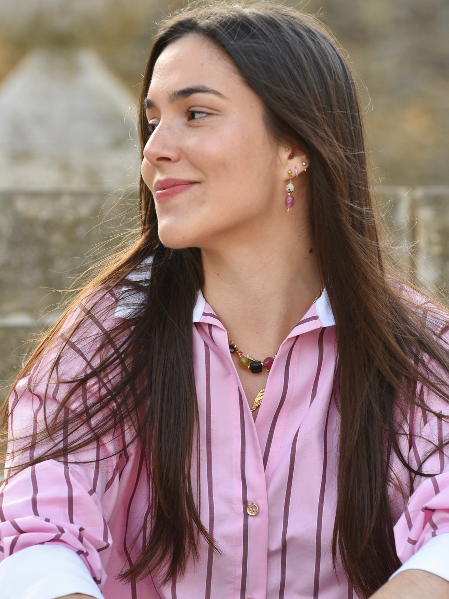 Collar “Me Protejo”- Turmalina Negra