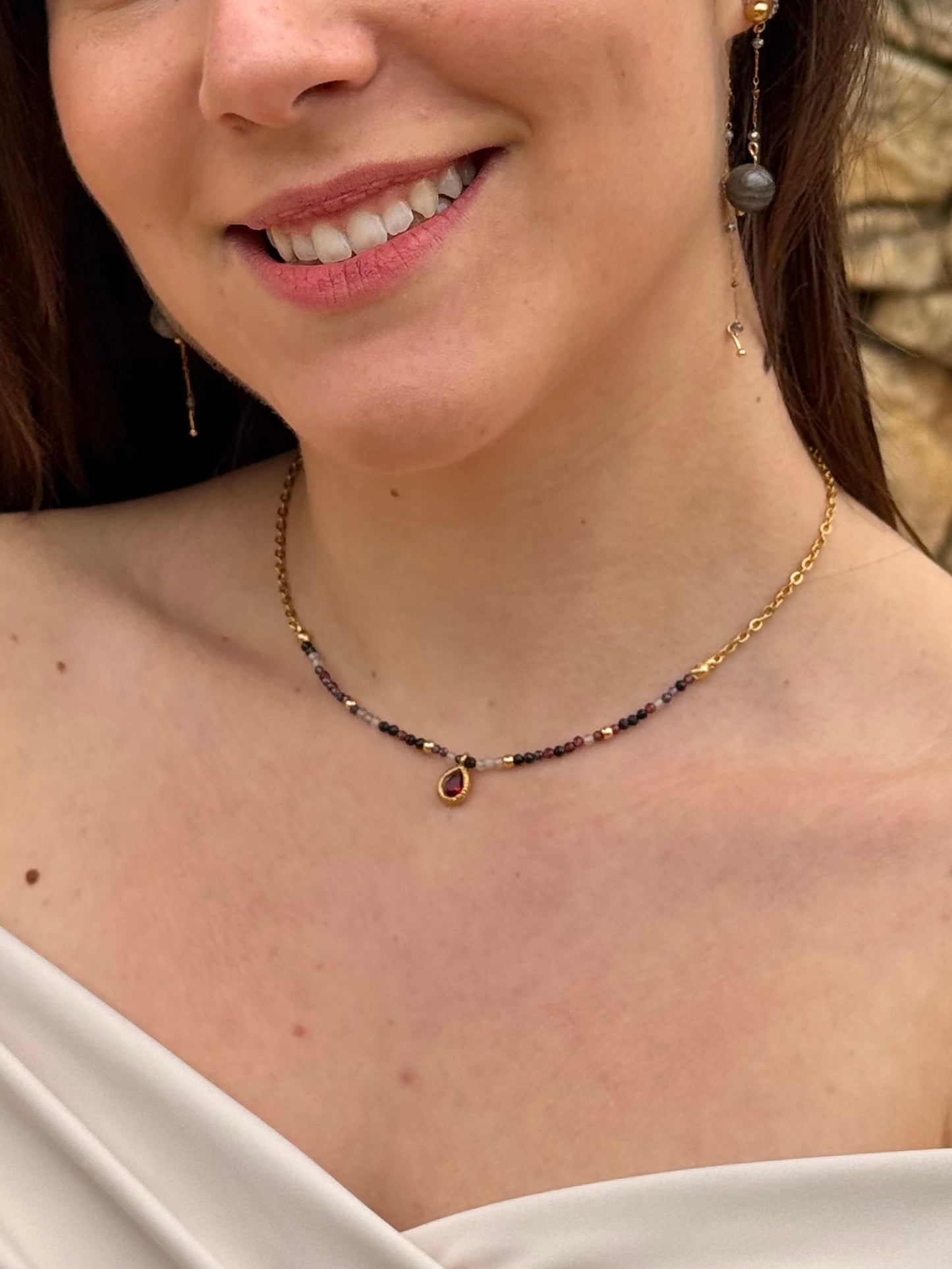 Collar Minuit - Granate