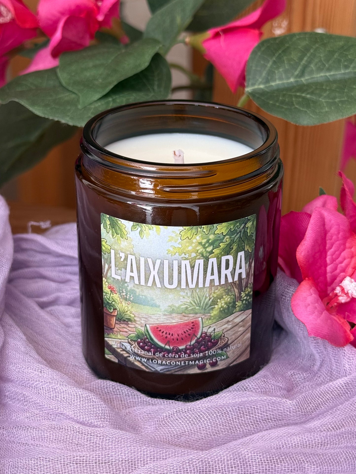 L'Aixumara 🍉🌺 - Vela de Soja