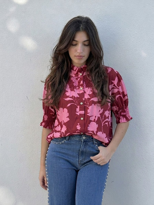Camisa Flora 🌸 - Talla 38-44