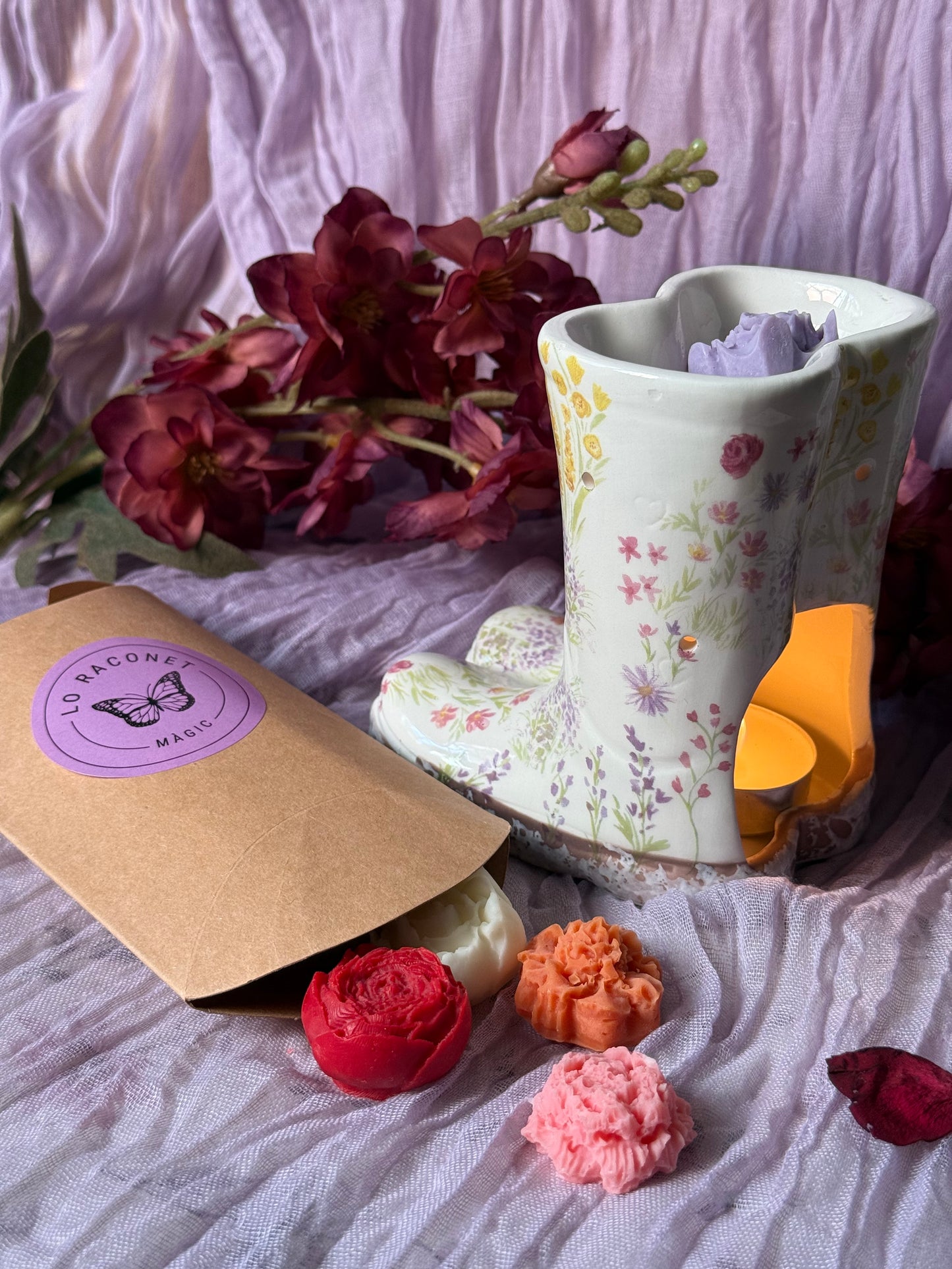 Pack Katiuska - Quemador de Cerámica con Kit de Wax Melts