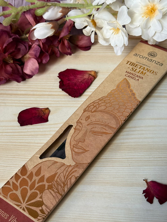 Incienso Tibetano Slim Manzana & Canela – AROMANZA